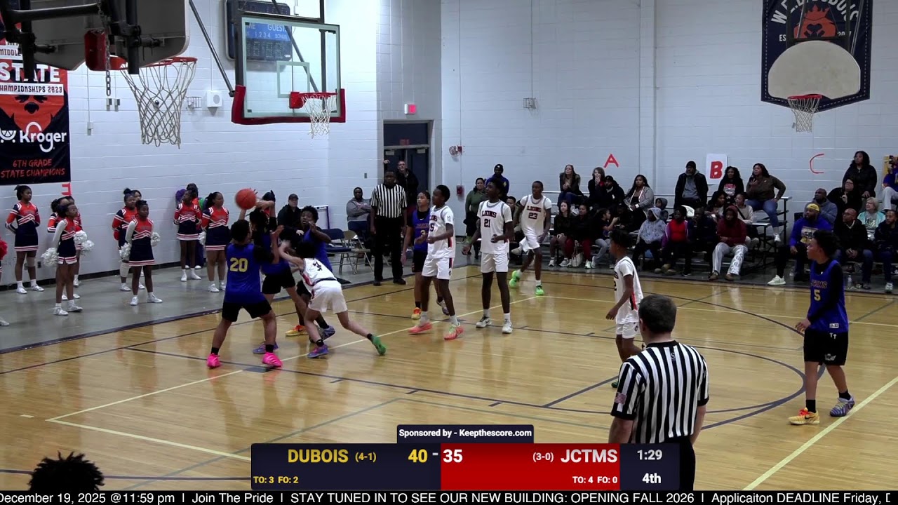W.E.B. DuBois vs JCTMS (8th)