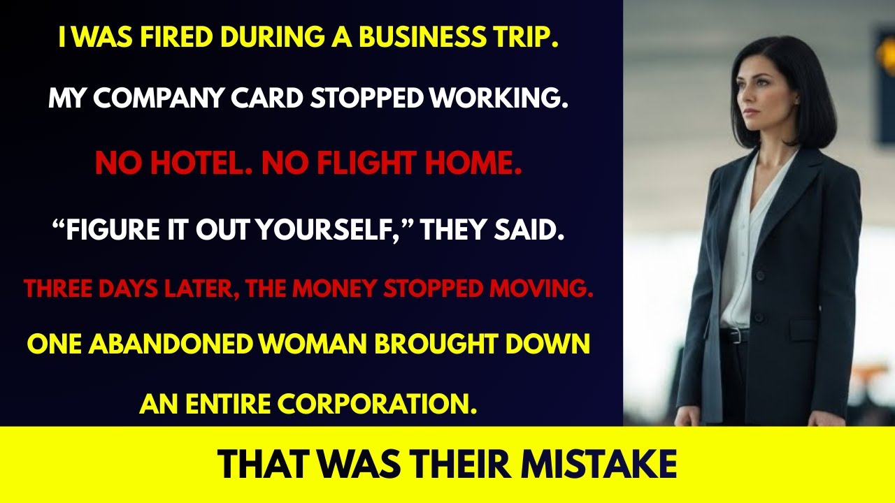 “They Fired Me and Stranded Me Overseas — Three Days Later, Their Biggest Investor Froze Everything