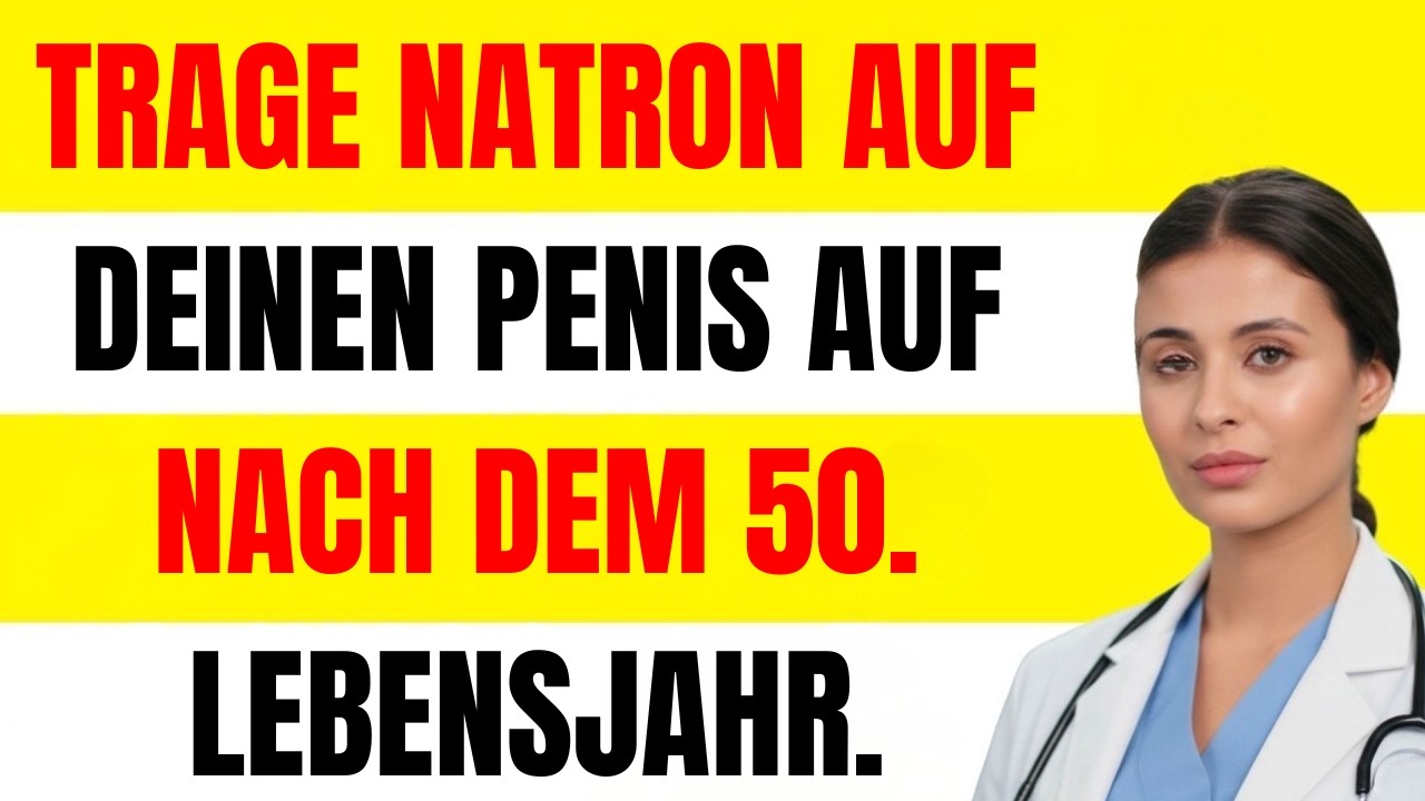 Das Geheimnis von Natron, das Männer über 60 dringend wissen müssen.