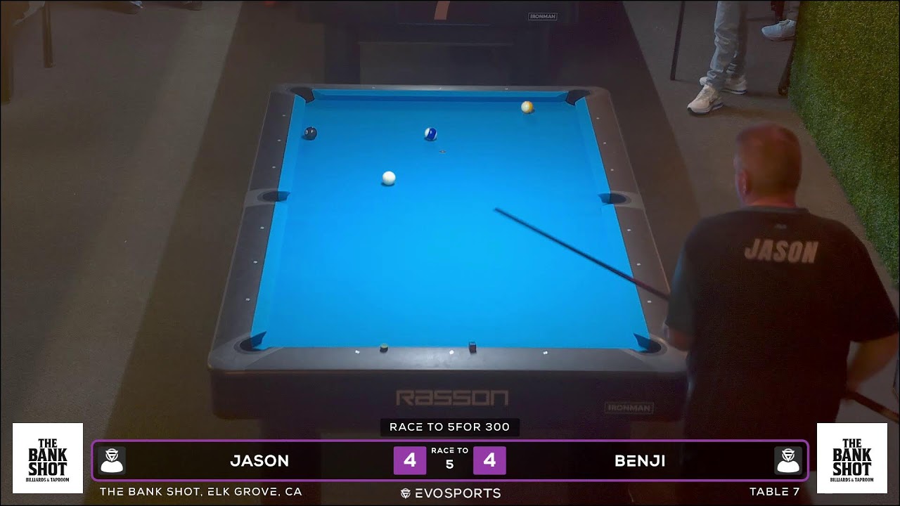 JASON Melm vs BENJI Ong 1 - THE BANK SHOT - TABLE 7 | Subscribe - Watch Rematch Live
