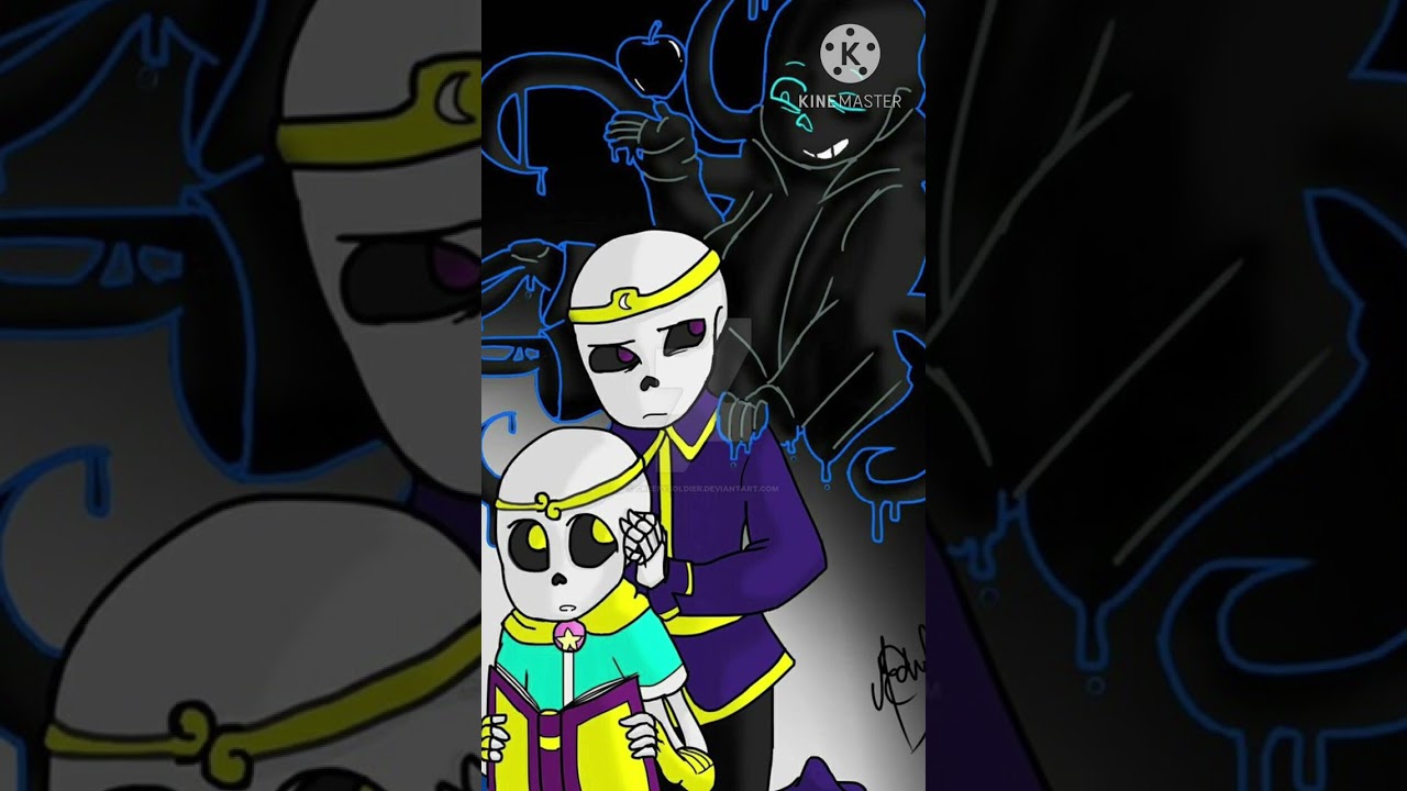 Passive Nightmare Sans/Nightmare Sans x Dream Sans x Little Sister Listener(Apple Incident)(AFCtale)