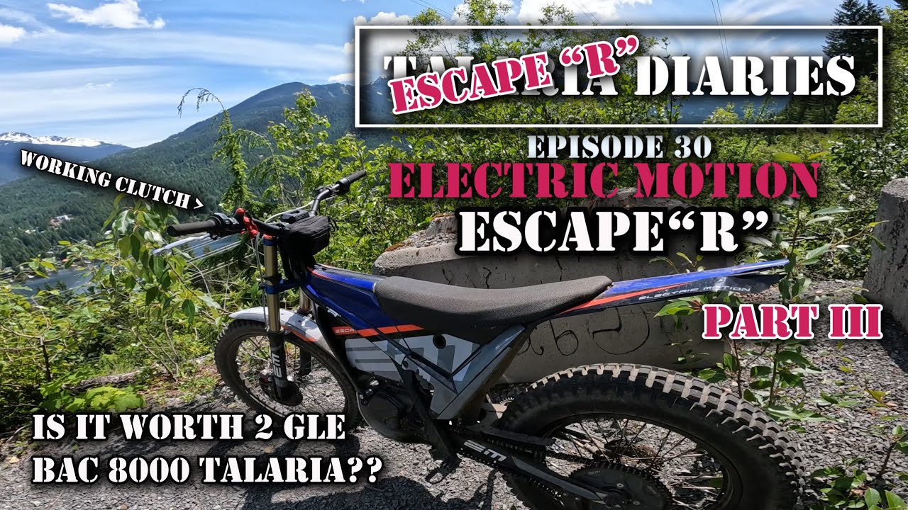 ESCAPE R Part 3 - Talaria Diaries -  EP 30 -  Electric Motion Escape R