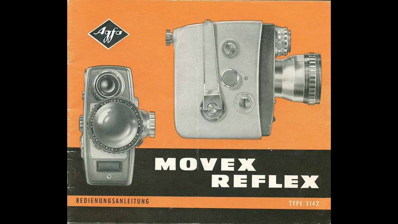 Agfa Movex Reflex 8-mm Kinokamera Cine Movie Camera - Vintage 1967
