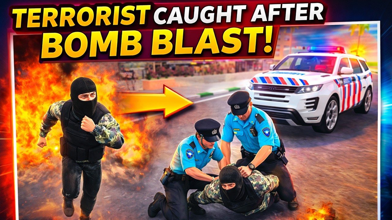 🚨 Terrorist Tried to Escape… Police Caught Him in Seconds! 😱