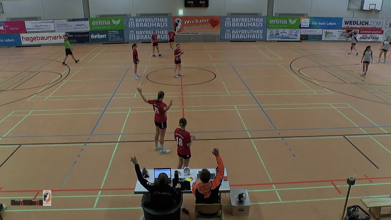HaSpo Bayreuth – TSV Haunstetten II, 1.Halbzeit (25.01.2020, Frauen Bayernliga)
