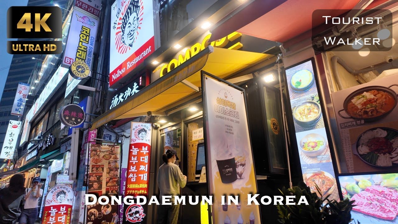 Dongdaemun in Korea | TOURIST WALKER 4K HDR