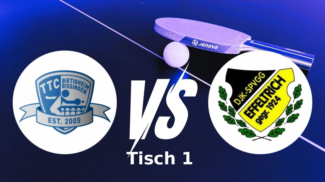 TTC immoXone Bietigheim-Bissingen vs. DJK SpVgg Effeltrich | Tisch 1
