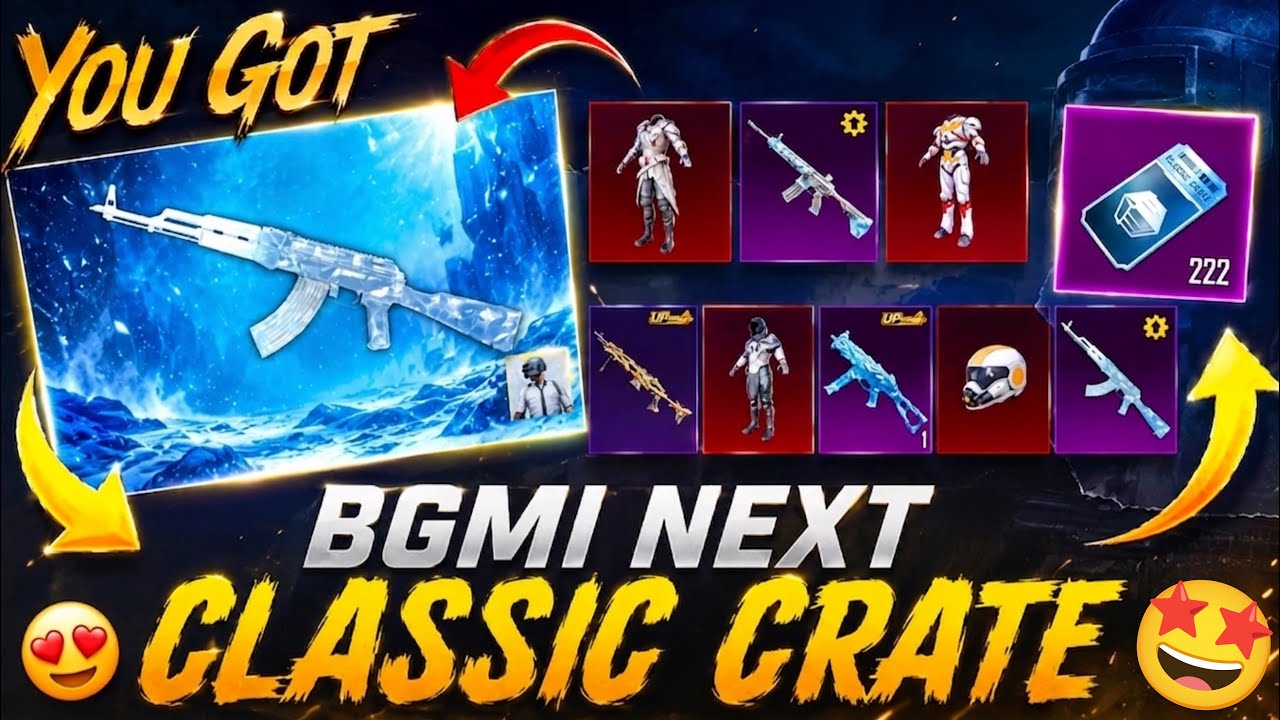 BGMI Me M416 Glacier & AKM Glacier Wapis Aa Rhe Hai | Next Classic Crate on 4 July Anniversary!