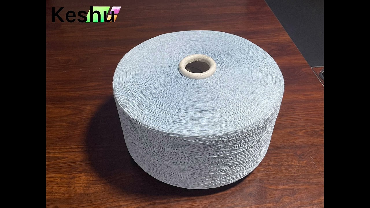 Recycled Cotton Polyester Blended Yarn (Ne16 Ne20) is the perfect fit for denim jeans fabric
