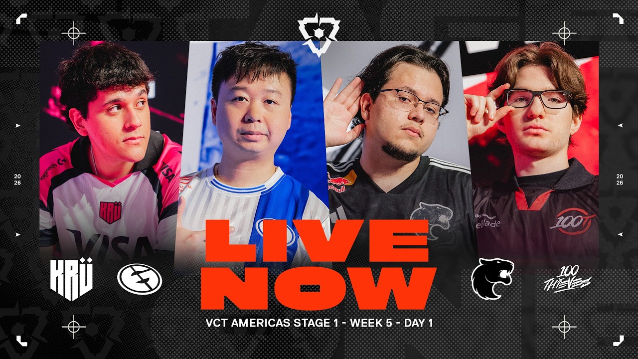 FUR vs 100T - VCT Americas Stage 1 - Week 5 Day 1