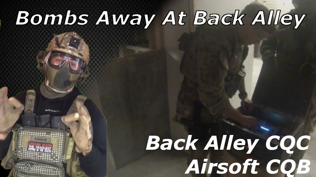 Bombs Away At Back Alley / Airsoft CQB / Back Alley CQC / WE Tech G26C / Airsoft Funny Moments