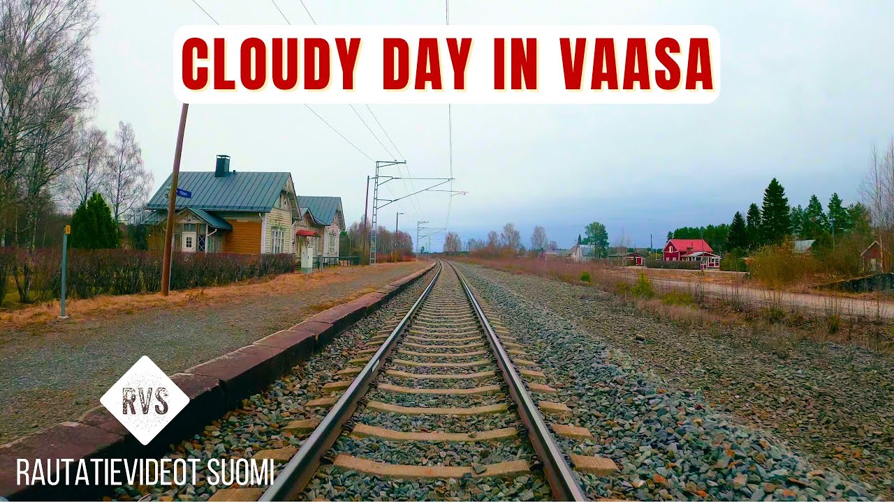 4K Rataosavideo junan keulalta - Vaasa-Seinäjoki