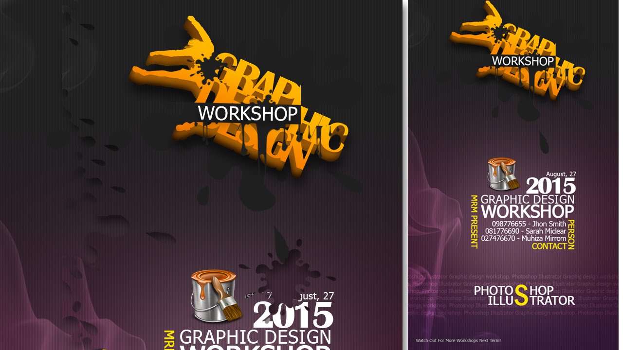 Create a Grap Design Workshop Poster In Photoshop