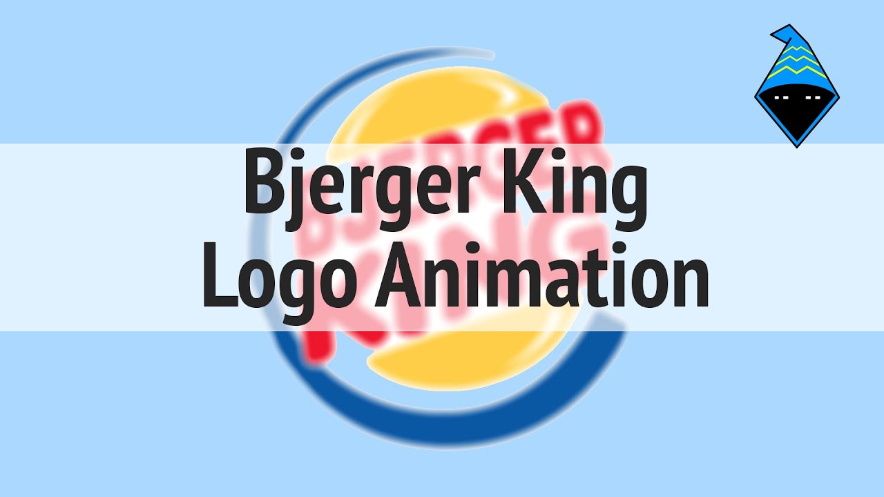 After Effects Speed Art - Bjerger King Logo