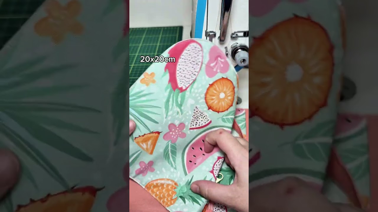 Tutorial de costura 20x20cm Sewing Passo a Passo Costura f&aacute;cil 
