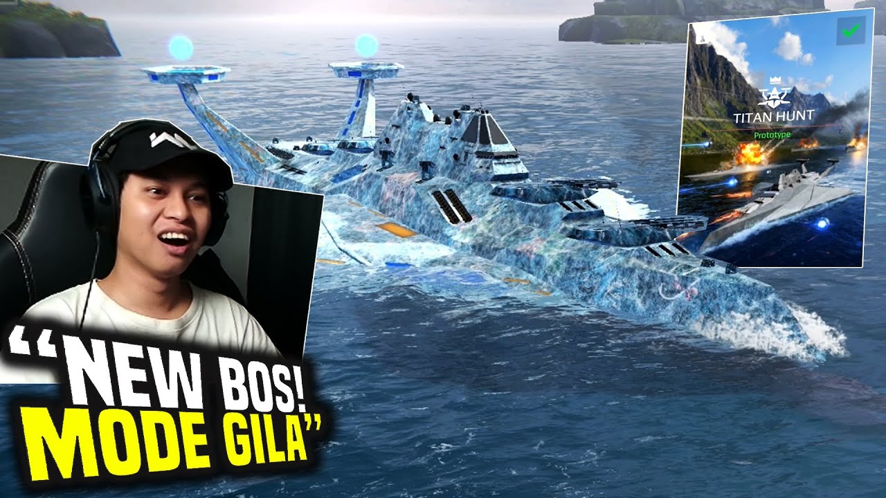 Review Mode Baru yang Bikin Kapal Jadi GOD MODE (The Ultimate Titan) - Modern Warships