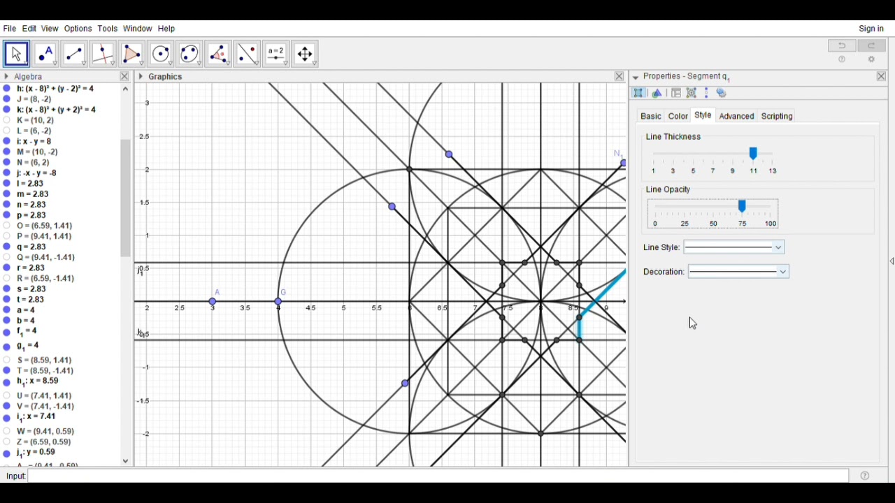Islamic geometry using geogebra: alcazar seville