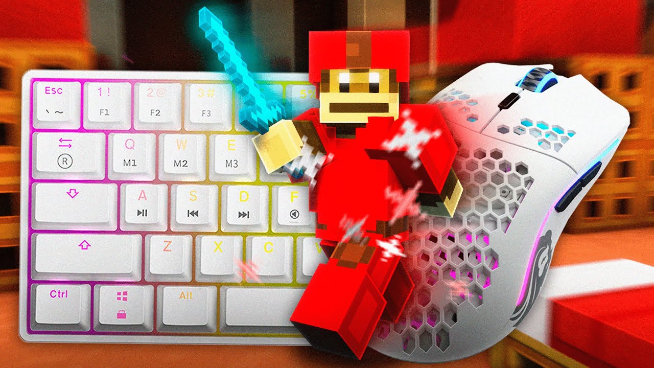 Рейтинговый Bedwars | ASMR-звуки клавиатуры и мыши | Hypixel Bedwars