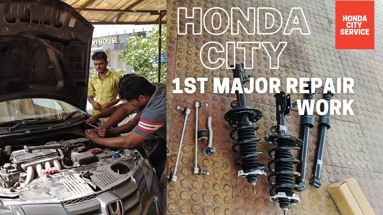 Honda City Suspension overhaul | weak suspension problems | Abnormal steering noise | steering rack