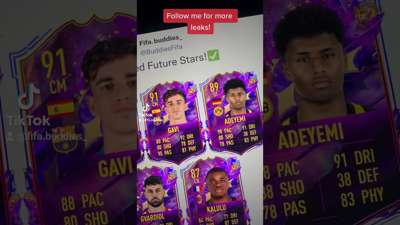 FIFA 23 FUTURE STARS LEAKED!! (FIFA 23 Future Stars leak Alvarez, Gavi, Gvardiol, Adeyemi, Kalulu)