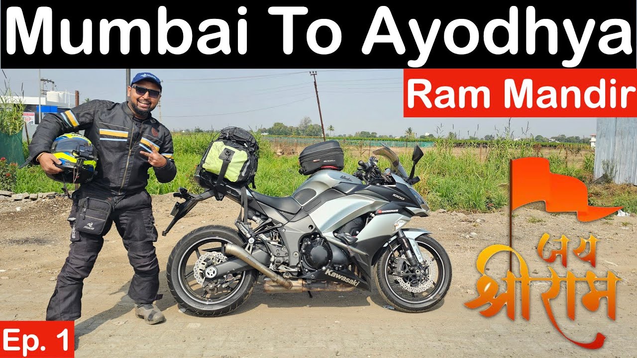 MUMBAI TO AYODHYA RIDE BEGINS | Ram Mandir | Ep 1 - 600kms to Indore | Jai Shree Ram