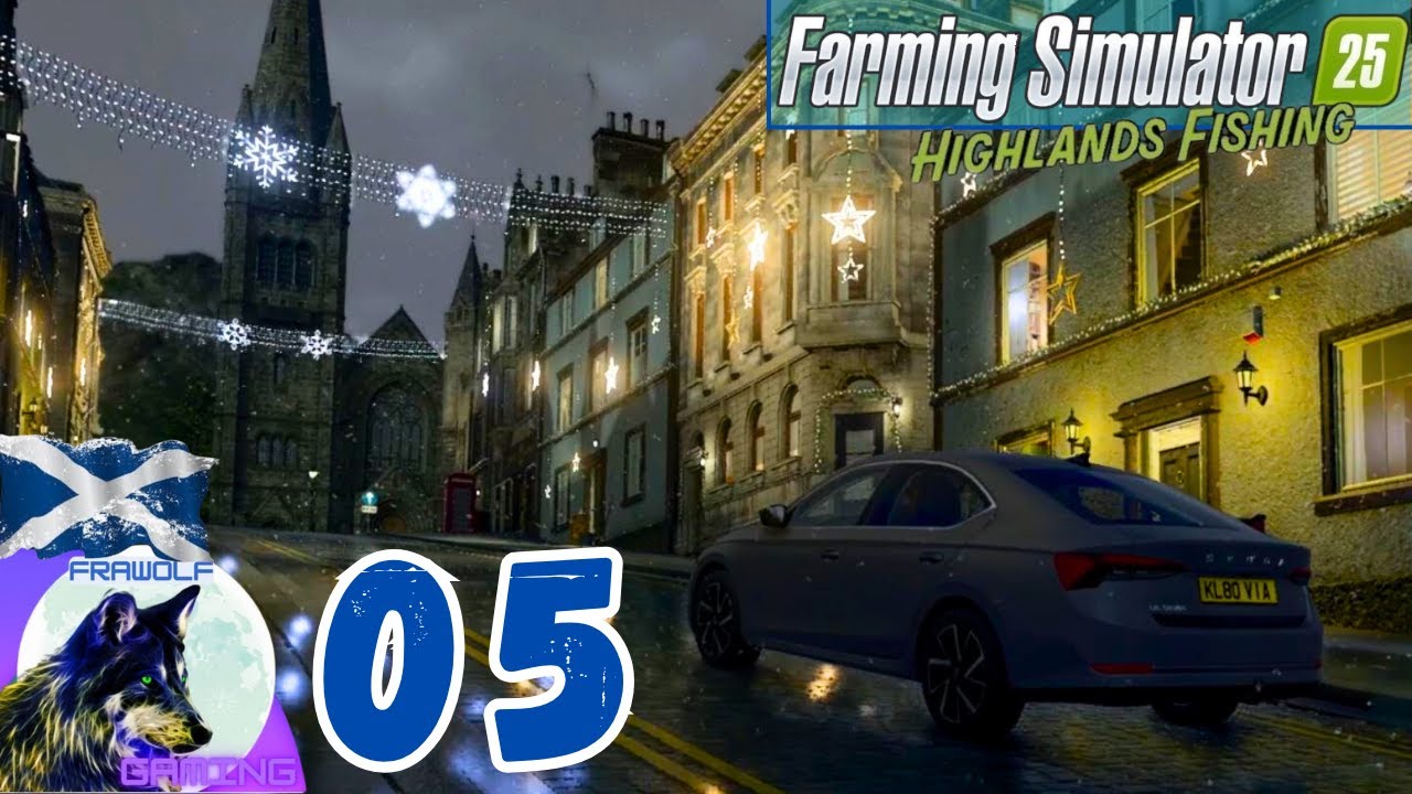 FS 25🚜 : HIGHLANDS FISHING ! Usine de transfo. des Oignons + Illuminations ! EP.05