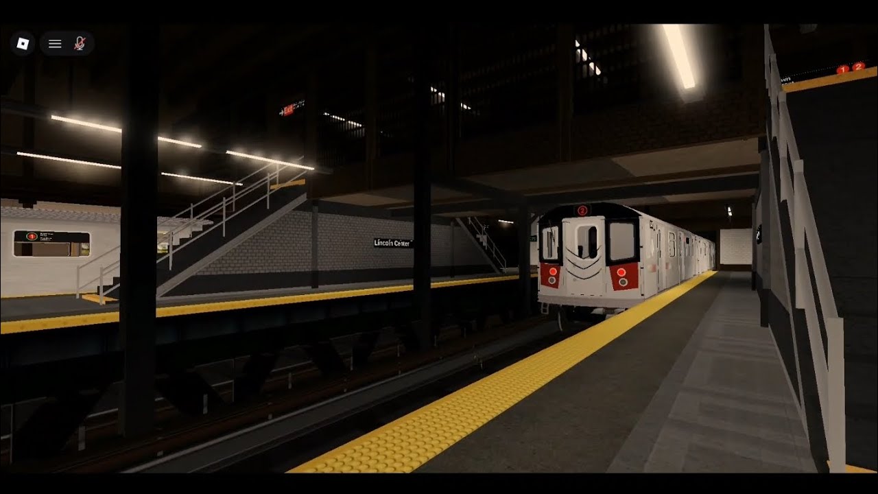 Shuttle NYC Subway Automated: (1)(2)(S) Train action @ Lincoln Center (12/28/2025)
