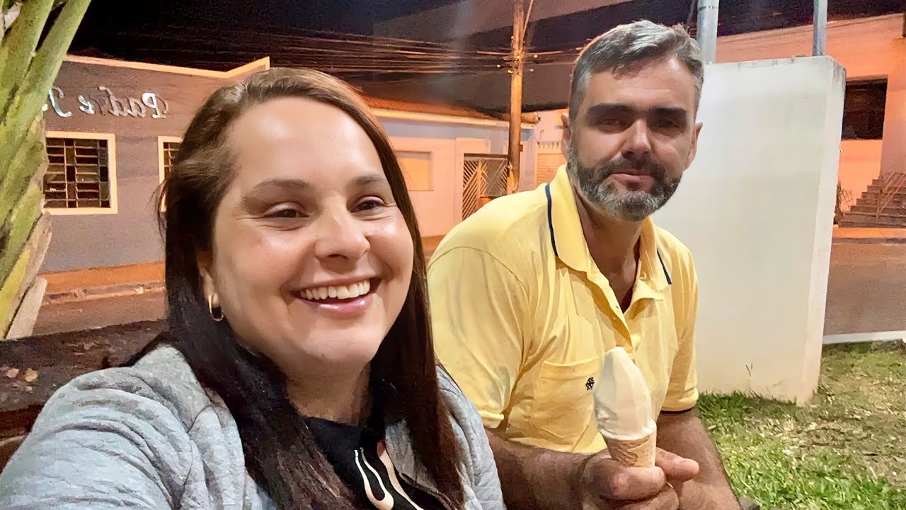 Fomos na Igreja e depois tomar sorvete + Manhã no sítio + Chuva + Café da Manhã + tratando dos bicho