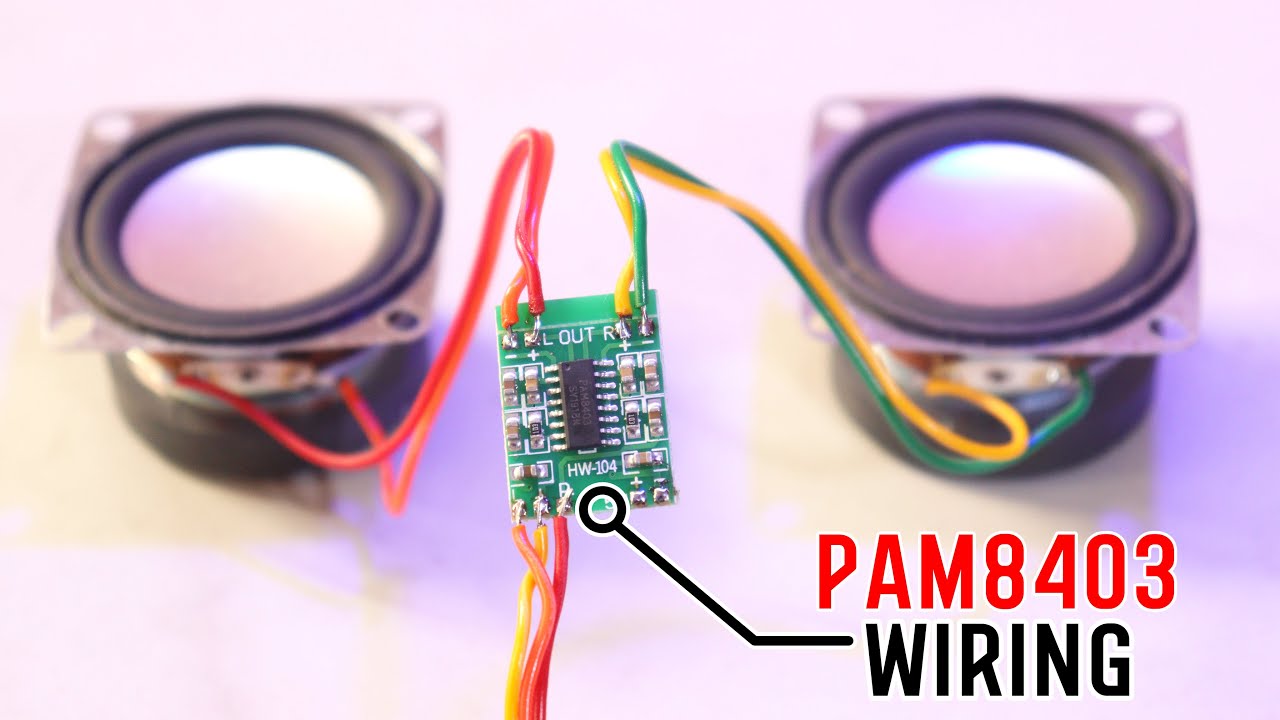 PAM8403 Amplifier board Wiring करने का सही तरीका 🔊