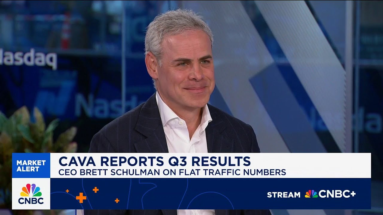 Cava CEO Brett Schulman on Q3 results: Seen a moderation in sales with younger consumers this year