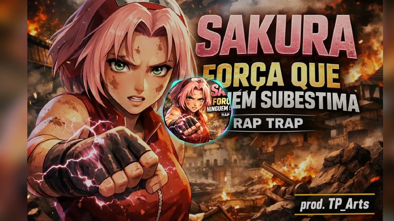 Sakura – Força Que Ninguém Subestima | Rap Trap| Naruto