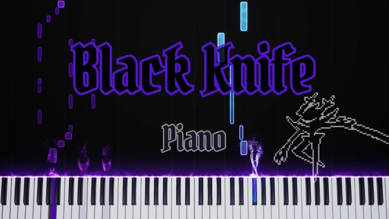 Black Knife - Deltarune Chapter 3 (Piano Tutorial)