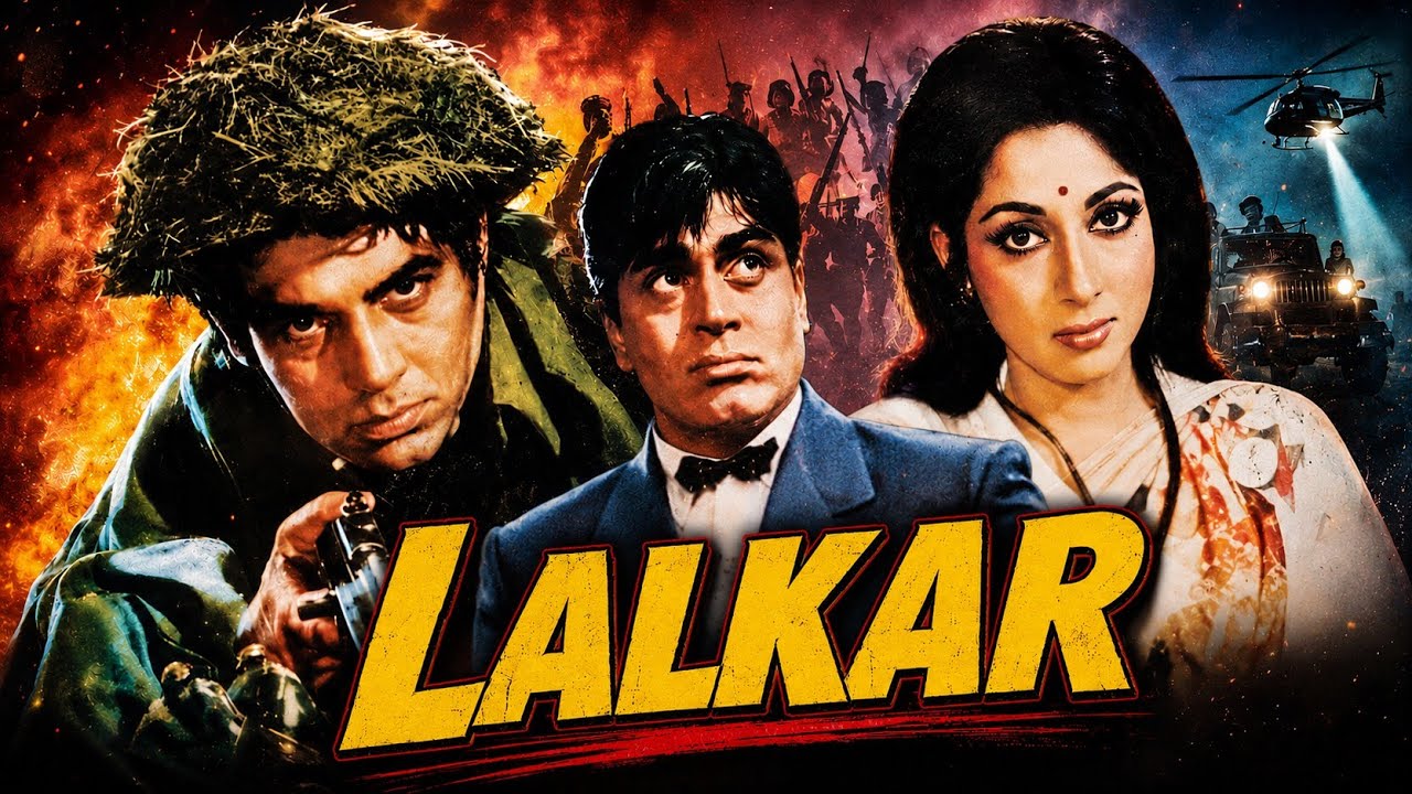 LALKAR (1972) Full Hindi Action Bollywood Movie HD | Dharmendra | Rajendra Kumar | Mala Sinha 