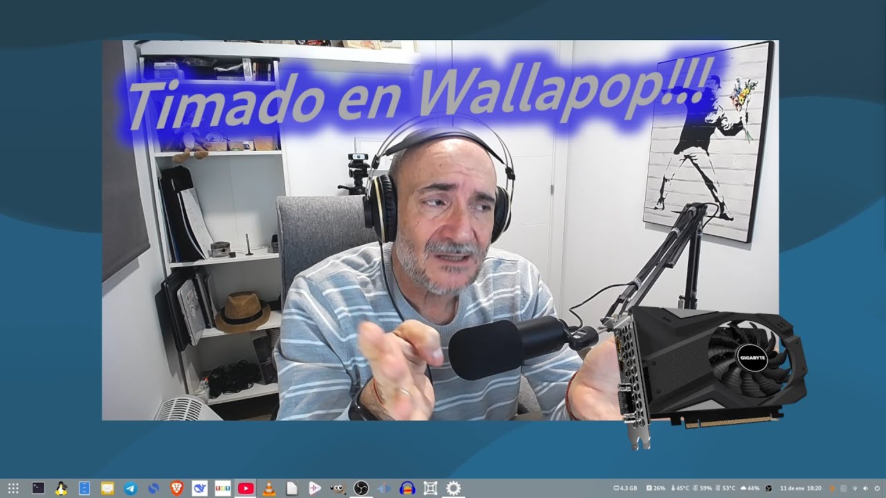 He sido estafado en Wallapop, con una tarjeta gráfica GTX 1650.