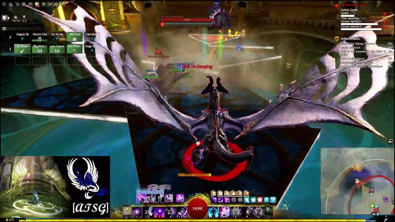 GW2 Qadim Heal Tank Troub PoV