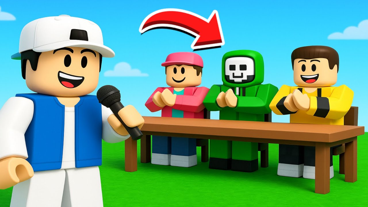 YOUTUBER SINGEN MINECRAFT SONGS in ROBLOX KARAOKE!