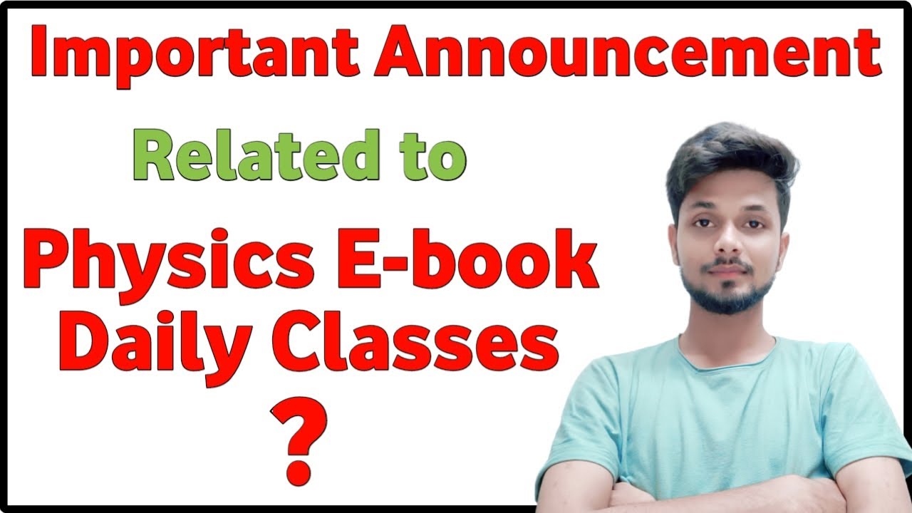 Important Updates Related to E-book nd Daily Claseess | Ankit Singh