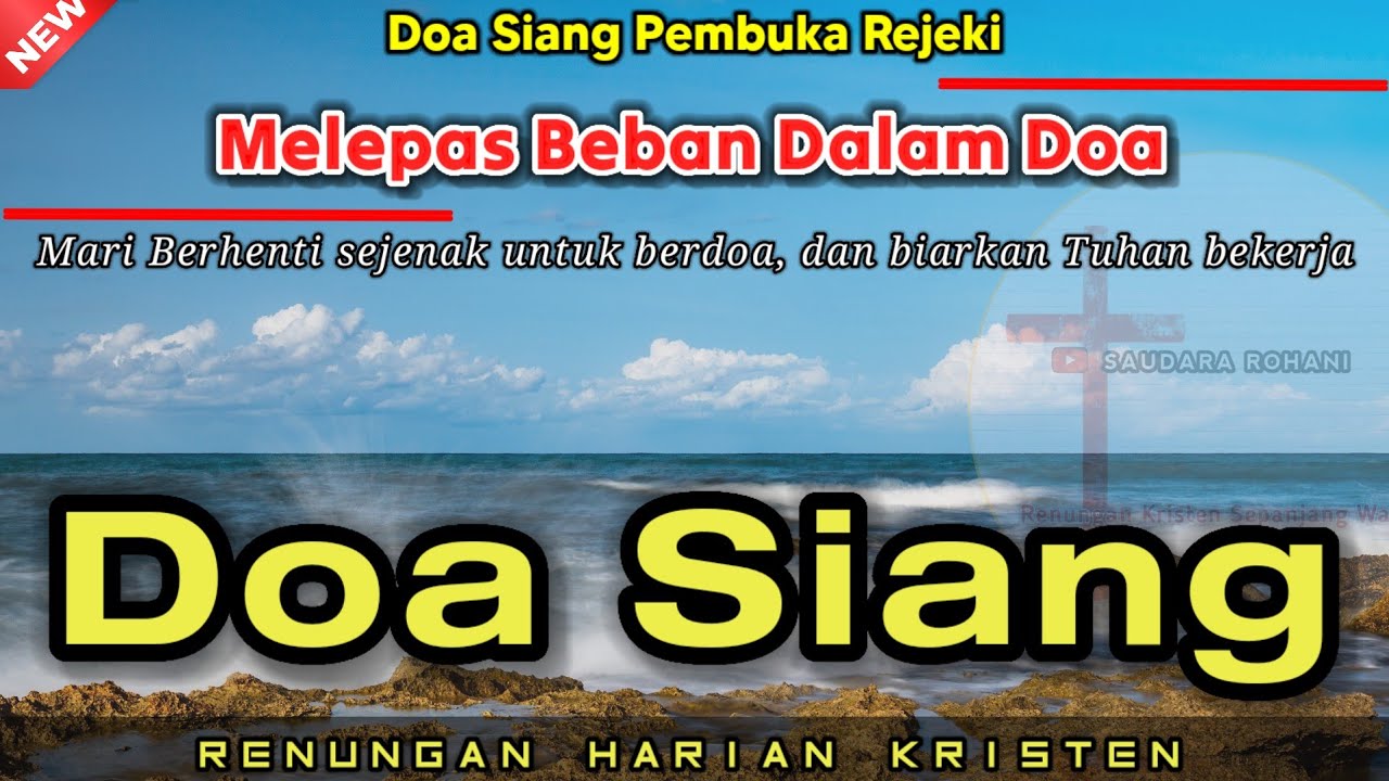 Renungan Siang Kristen - Doa Siang - Suara Injil - Pohon Kehidupan Terbaru - Renungan Siang Katolik