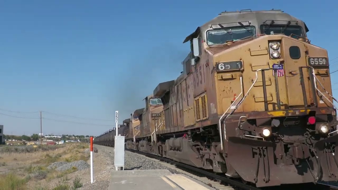 Wendover to Elko, NV in 4k - August 2024 - Union Pacific - Grain, a local and manifests
