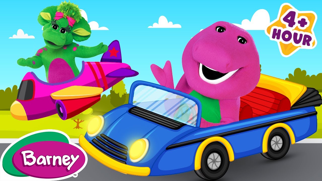 Barney's Transportation Adventure | Vehicles for Kids | NEW COMPILATION | Barney the Dinosaur