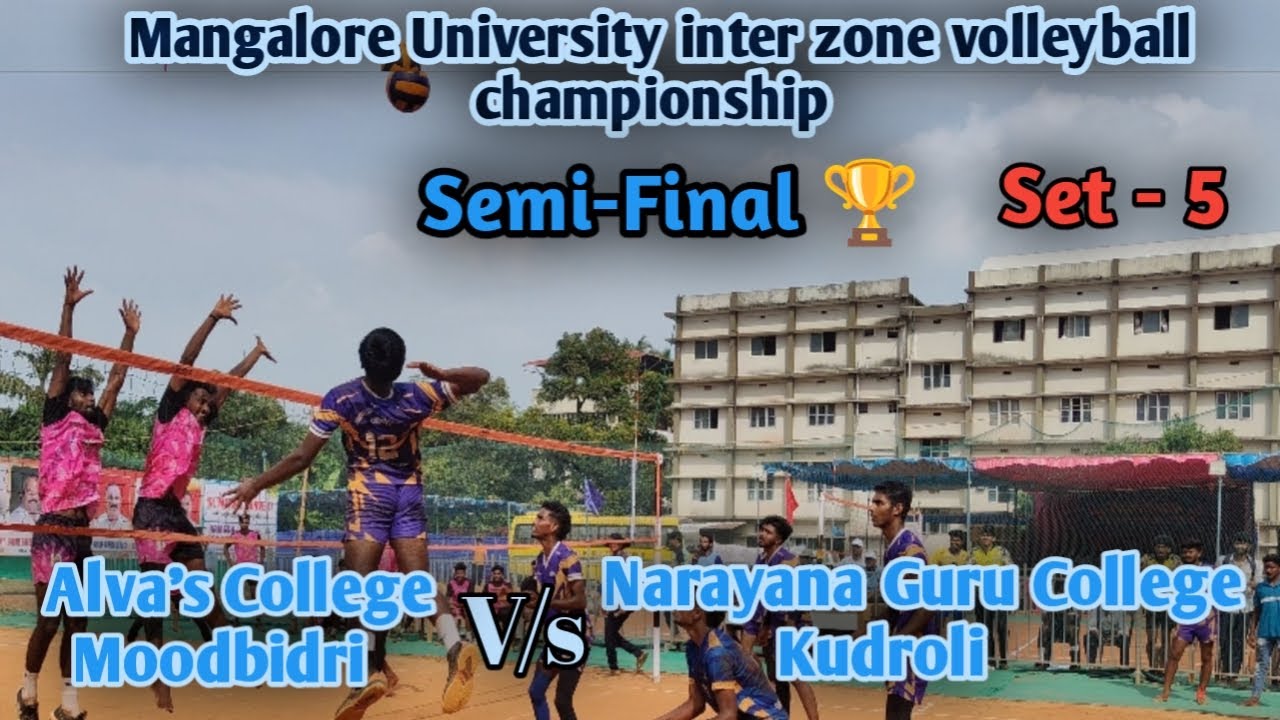 🔥High voltage⚡| Do or Die | Alva's Vs Narayana Guru | Deciding set | Volleyball 🏐