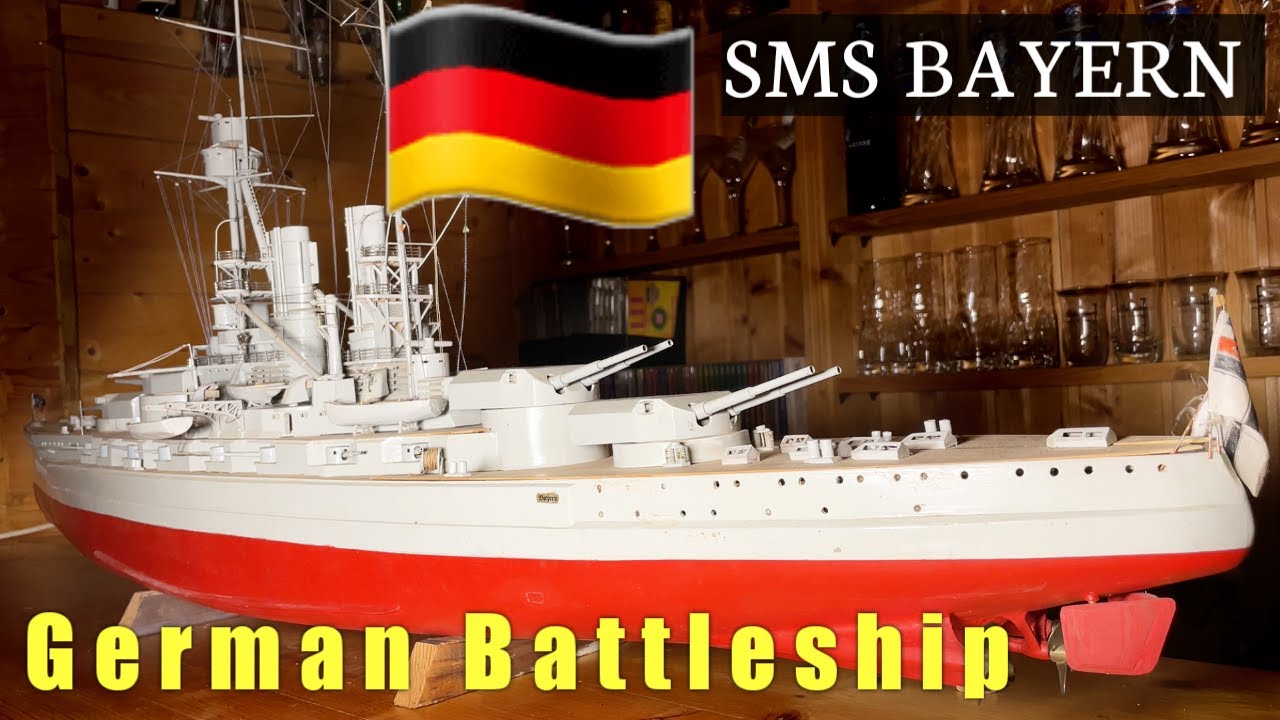 SMS Bayern - German Battleship ( 1916 - 1919 ) Scale 1:150