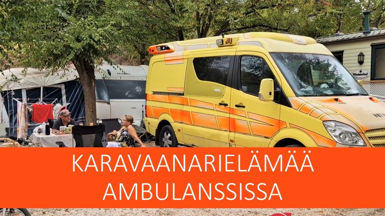 Karavaanarielämää ambulanssissa