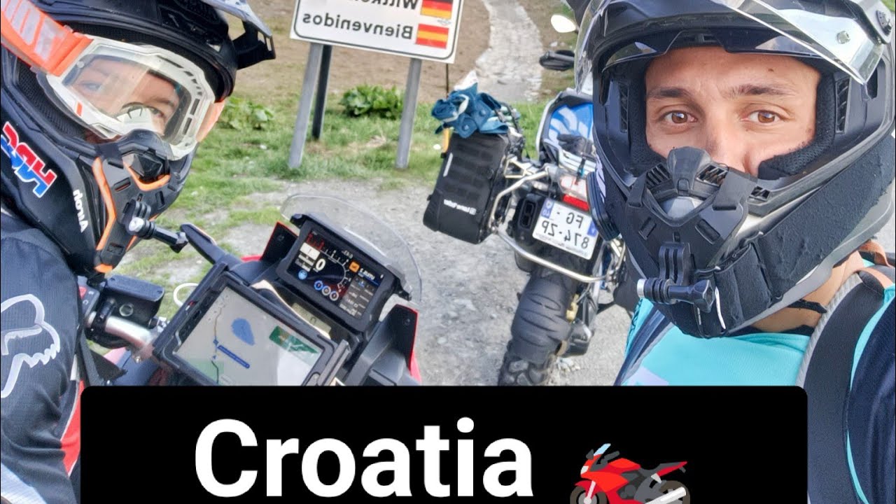 On dévale la Croatie a moto