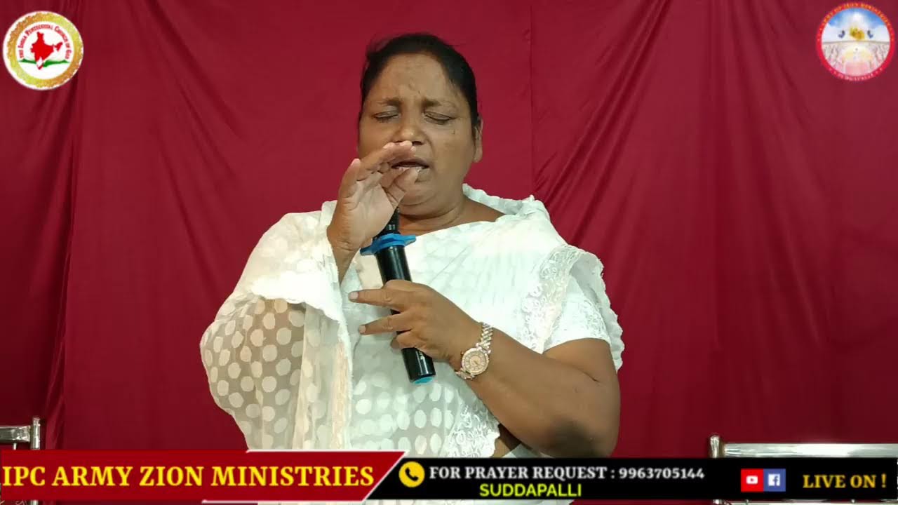 🔴 WOMEN'S WORSHIP || IPC ARMY OF ZION MINISTRIES || 03 SEP 2025 || SISTER RAJANI GARU