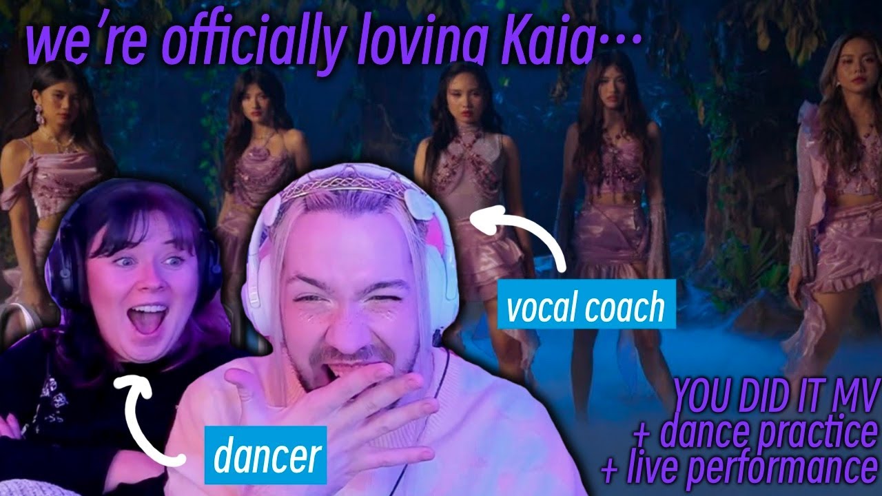 KAIA 'YOU DID IT' Official Music Video REACTION! Vocal coach & dancer couple REACT!