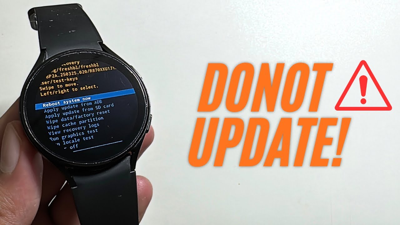 Пользователям Galaxy Watch 4: пока не обновляйтесь до One UI 8! ⚠️