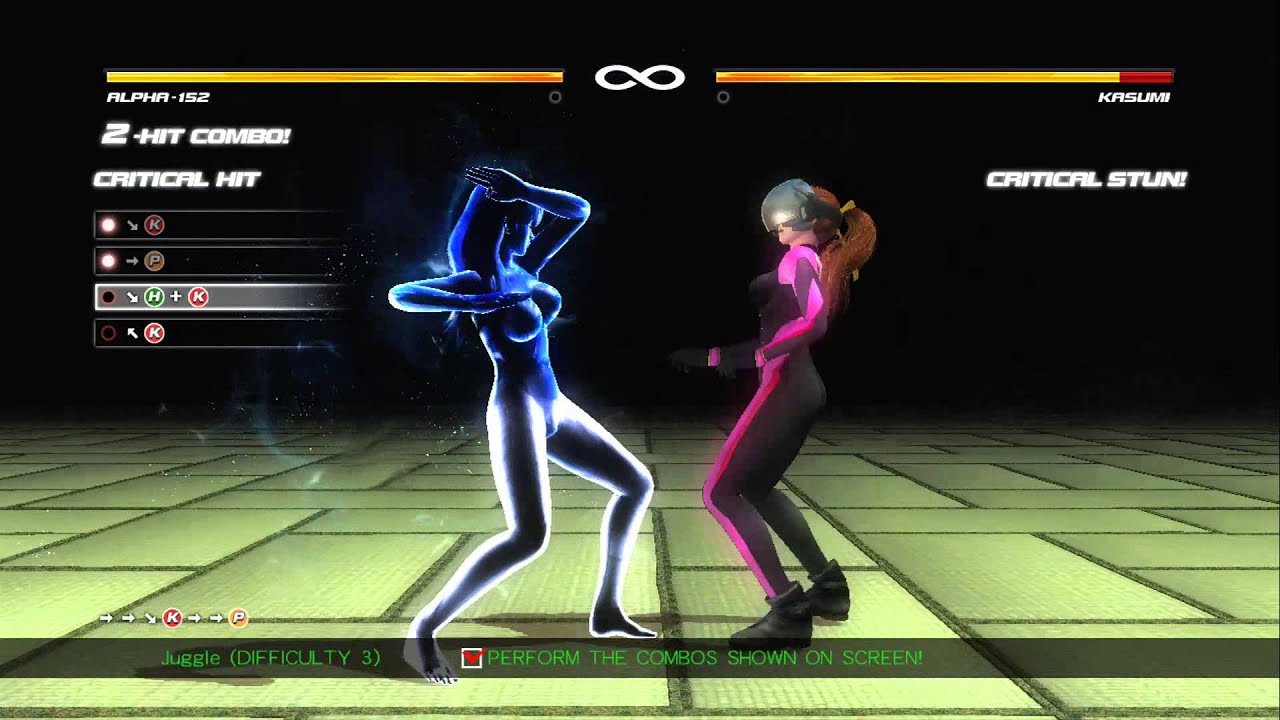 DOA5U - Alpha-152 Combo Challenge