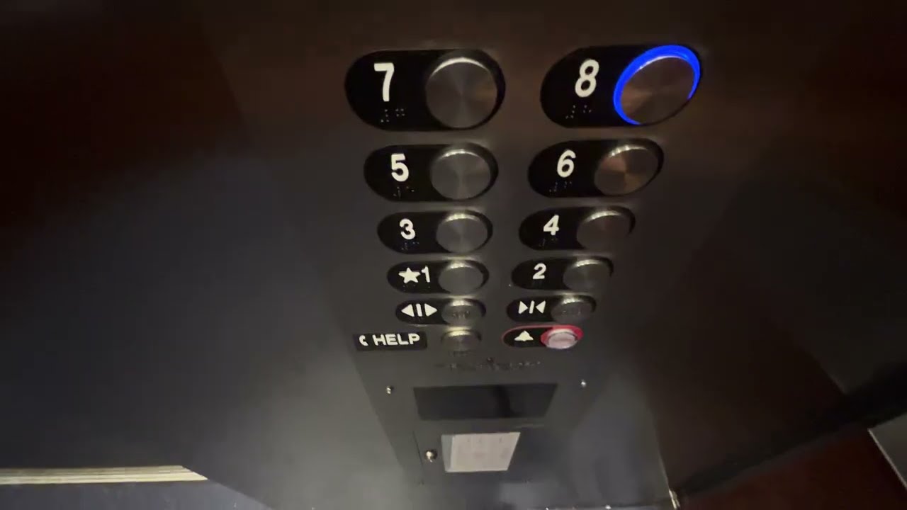 Thyssenkrupp Tower 2 Traction Elevators at DoubleTree by Hilton Hotel San Francisco Airport CA