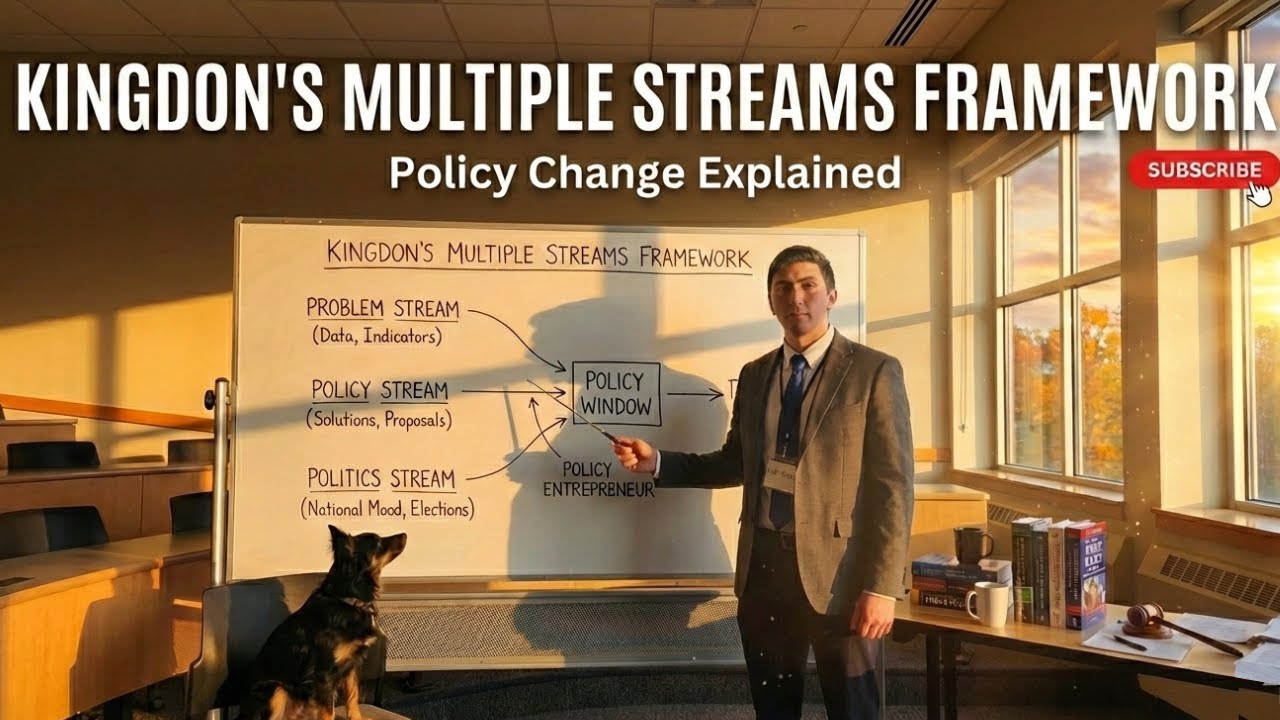 Kingdon's Multiple Streams Framework Explained (Policy Change)